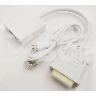 Переходник DVI-D (m) VGA (f) 0.23м