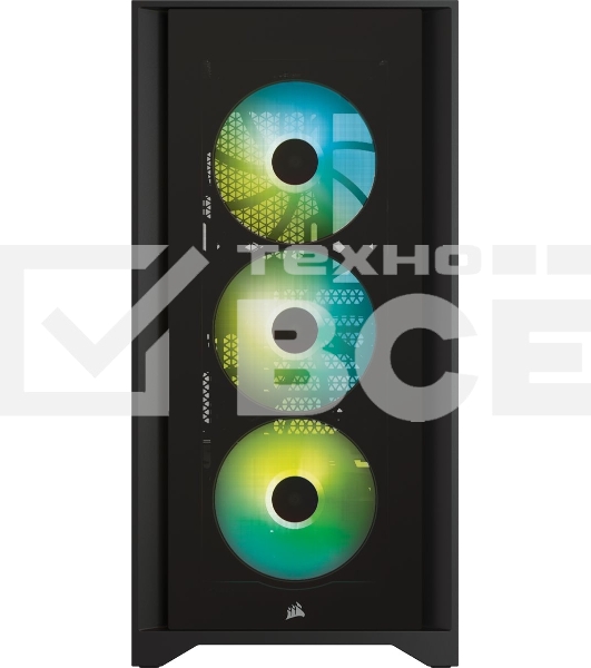 Компьютерный корпус Corsair iCUE 4000X RGb CC-9011204-WW Tempered Glass Mid-Tower, Black