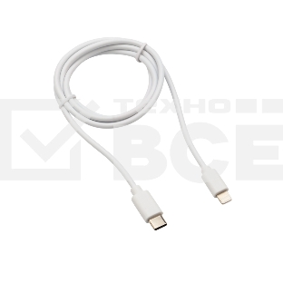 Кабель Rexant Type-C-Lightning 2 A, 1 м, белый ПВХ