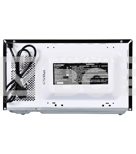 Микроволновая печь Starwind SWM5720 черный, 20 л, 700 Вт, переключатели - поворотный механизм