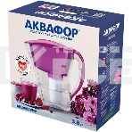 Кувшин Аквафор Аквамарин P81А5F цикламен 3.8л., фото 1