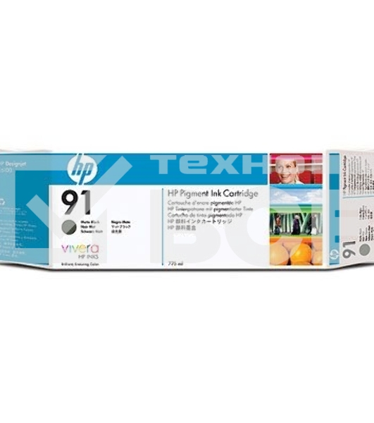 Картридж струйный HP №91 C9464A черный матовый для HP DJ Z6100 (775мл)