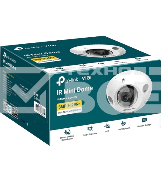 Компактная купольная IP-камера VIGI C230I Mini(2.8мм) 3 Мп