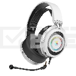 Наушники с микрофоном A4Tech Bloody G535 белый/черный 2м мониторные USB оголовье (G535 (BLACK+WHITE) USB), фото 1