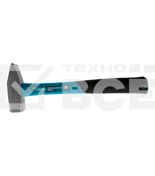 Молоток слесарный Gross 10278 800г, квадратный боек фибергласовая обрезиненная рукоятка