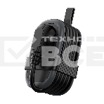 Удлинитель Cablexpert Exnovo mini, EXN-1-CU2-B-1.13, 1р, 16А, 1xType-C PD, 20Вт, 2хUSB QC, 18Вт, 1.13м, ур.защиты 1+, черный, коробка, фото 1