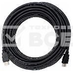 Кабель аудио-видео Cactus CS-HDMI.1.4-10 HDMI (m)/HDMI (m) 10м. Позолоченные контакты черный, фото4