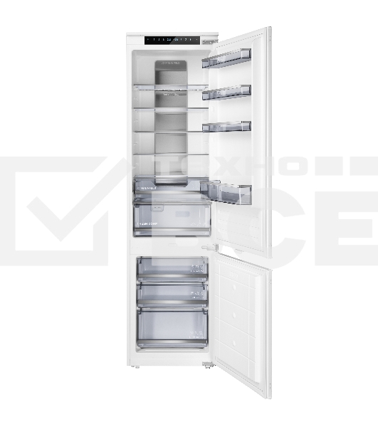 Встраиваемый холодильник Maunfeld MBF19354NFWGR LUX Inverter
