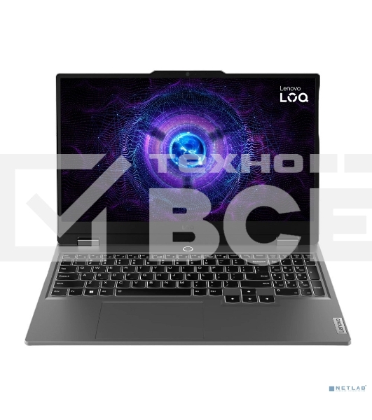 Ноутбук Lenovo LOQ 15IAX9 серый 83GS00EMRK Core i5-12450HX/24Gb/SSD512Gb/RTX3050 6Gb/15.6