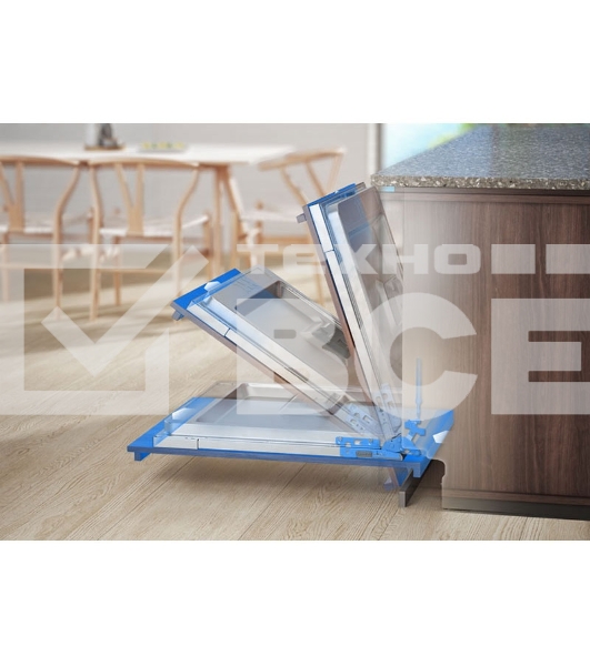 Встраиваемая посудомоечная машина ELECTROLUX EEG63410L/Встраиваемая узкая посудомоечная машина, загрузка на 10 комплектов посуды, сенсорное управление, 8 программ, 44.6x55x82 см, черный, сушка: стандартная (конденсация), индикация на полу: проекция дисплея