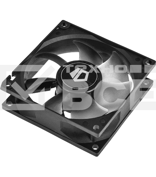 Вентилятор для корпуса ID-Cooling NO-8025-SD черный, 80 мм, 2000 об/мин, 21 дБ, 3 pin