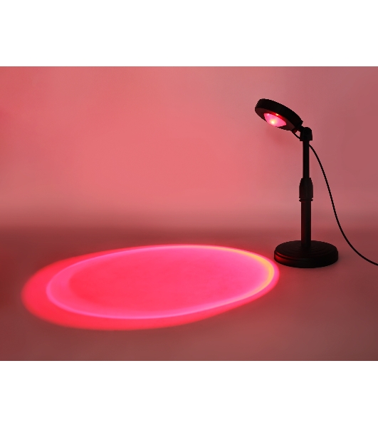 Атмосферная светодиодная настольная лампа Ambrella light DE8385 BK черный LED RGB 3W (ПДУ RGB)