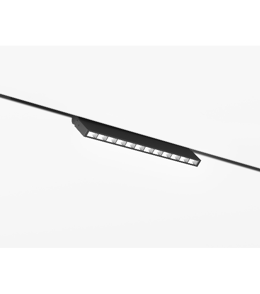 Трековый светильник GL2360 BK черный IP20 10W 3CCT 3000-6400K 48V 200*10*73