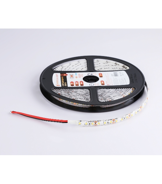 Светодиодная лента Ambrella light GS1201 2835 120Led/ 9.6W m/ 12V IP65 3000K/ 5000*8*2.27mm (2 конт.)