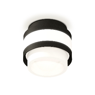 Светильник Ambrella Light XS8420001 SBK/FR черный песок/белый матовый GX53 (C8420, N8401)
