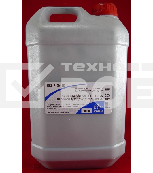 Тонер Kyocera Universal (TK-590/540/550/560/570/580/895) black (кан. 1кг) B&W Standart (Tomoegawa) фас России