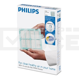 Фильтр для пылесоса Philips FC8038/01 HEPA13, для пылесосов Performer FC915X/FC917X, SilentStar FC93XX, Jewel FC90XX, Marathon FC9205, PowerPro FC876X