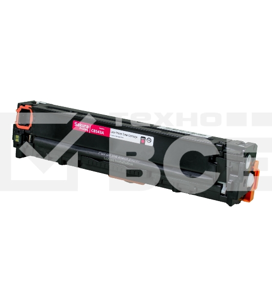 Картридж лазерный Sakura CB543A для HP Color LJ CM1312MFP/CP1215/CP1515/CP1518, пурпурный, 1500 к.