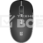 Мышь беспроводная Defender Hit MB-775 черный, 1600 dpi, радиоканал, USB, кнопки - 4, фото 1