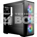 Корпус без блока питания Cooler Master MasterBox 5 Lite RGB, USB 3.0 x 2, 1xFan, 3x120mm ARGB Fan, Black, Splitter cable + Controller, ATX, w/o PSU, фото7