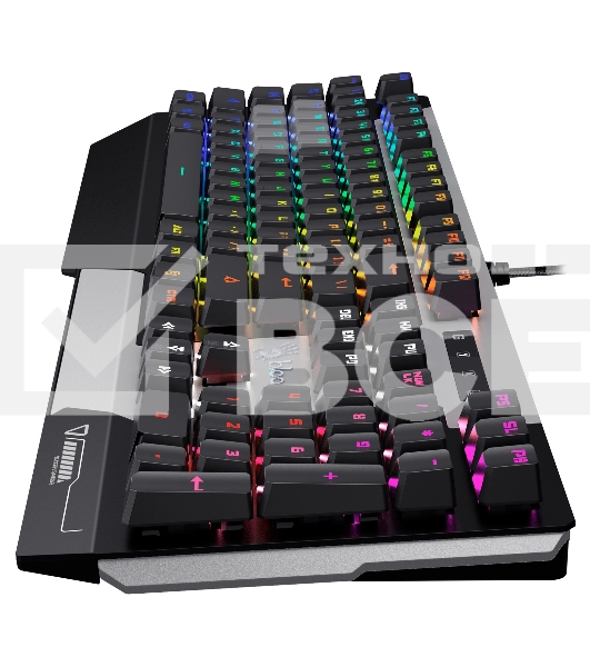 Клавиатура A4Tech Bloody B865N механическая серый/черный USB for gamer LED