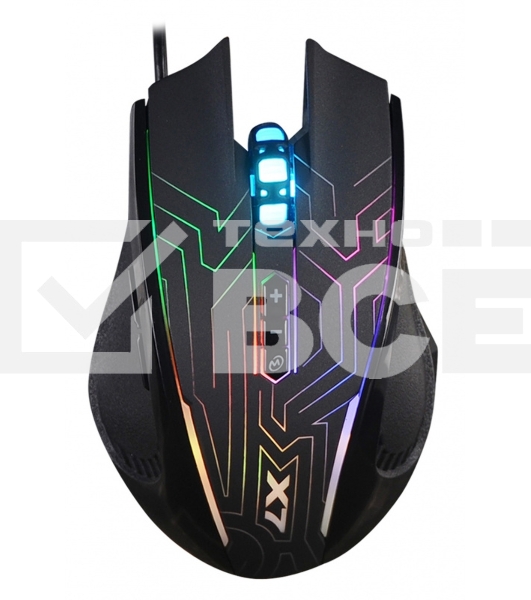 Мышь проводная A4Tech X87 черный, 2400 dpi, USB, кнопки - 8