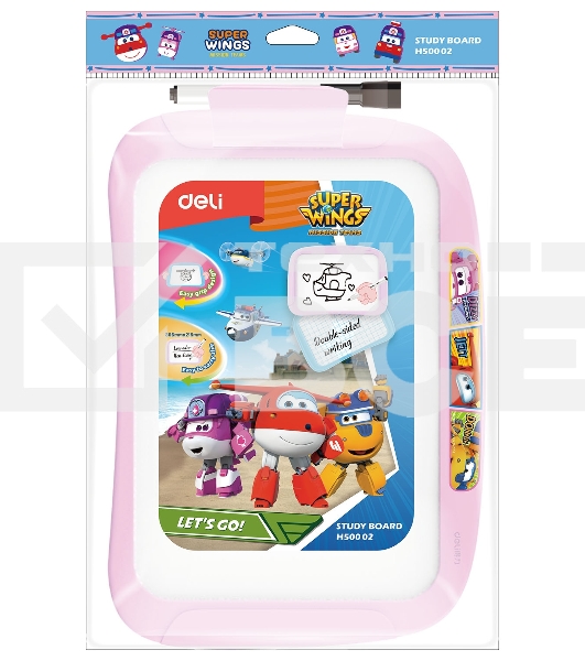 Доска магнитно-маркерная Deli EH50002 Super Wings магнитно-маркерная лак синий 20.5x28.6см пластик рама