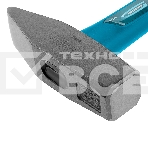 Молоток слесарный Gross 10278 800г, квадратный боек фибергласовая обрезиненная рукоятка, фото3