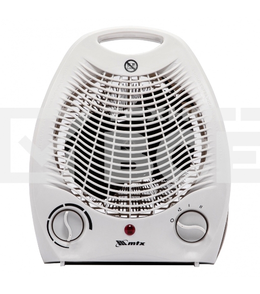 Тепловентилятор MTX FHS-2000, белый, 1000/2000 Вт, 25 м2, термостат