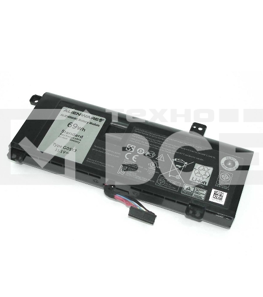 Аккумуляторная батарея для ноутбука Dell Alienware 14 11.1V 69Wh G05YJ