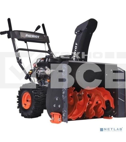 Снегоуборщик PATRIOT PS 707 E, Двигатель 7л.с до -25 °С; 212 сс; Стартер ручной / 220V; LED-фара, Панель c увеличенным диапазоном скоростей 6 вперед /2 назад; Ширина ковша  610мм +100(26
