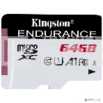 Флеш карта microSD 64GB Kingston microSDНC Class 10 A1 UHS-I Endurance 95R/30W Card Only, фото2