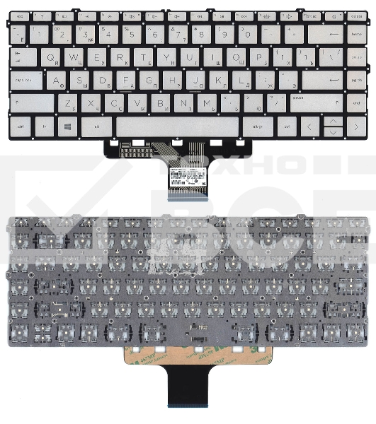 Клавиатура для ноутбука HP Pavilion 14-DV 14-DW gold
