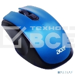 Мышь беспроводная Acer OMR031 черный/синий, 1600 dpi, радиоканал, USB, кнопки - 4, фото3