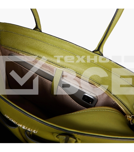 Деловая сумка женская Piquadro Ashley BD6461W134/VE с отделением для ноутбука оливковый натур.кожа