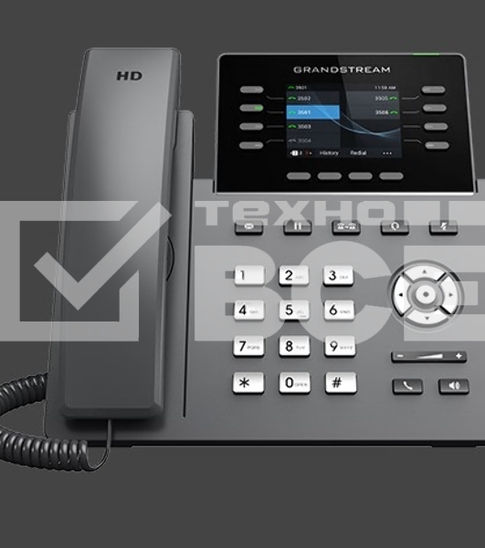 Телефон IP Grandstream GRP2624 черный
