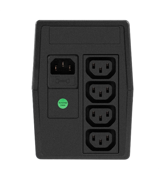 Источник бесперебойного питания ExeGate Power NB-500.LED.AVR.4C13 (500VA/300W, LED, AVR, 4*C13, батарея 12V 4.5Ah, черный)