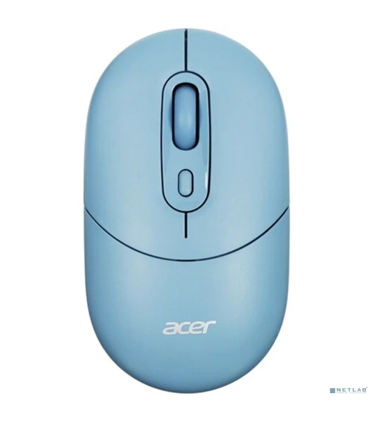 Мышь беспроводная Acer OMR301 синий, 1600 dpi, радиоканал, Bluetooth, USB, кнопки - 4