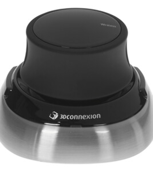 Мышь беспроводная 3DConnexion SpaceMouse Wireless (3DX-700115) черный/серебристый, радиоканал, Bluetooth, USB, кнопки - 2