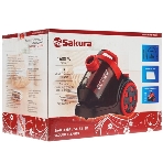 Пылесос Sakura SA-8315R красный/черный, 450/2400 Вт, уборка сухая, пылесборник контейнер 2 л, фото9