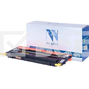 Картридж NV Print совместимый Samsung CLT-Y407S Yellow для CLP-325/CLX-3185 (1000k)