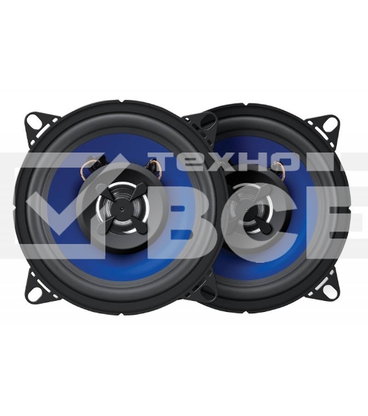 Колонки автомобильные Digma DCA-K402 100Вт 90дБ 4Ом 10см (4дюйм) (ком.:2кол.) коаксиальные двухполосные