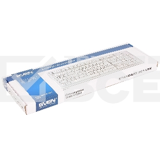 Клавиатура SVEN Standard 301 USB белая