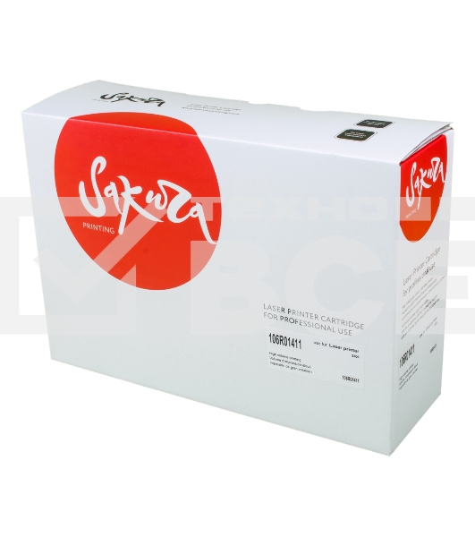 Картридж Sakura 106R01411 для Xerox P3300, черный, 4000 к.