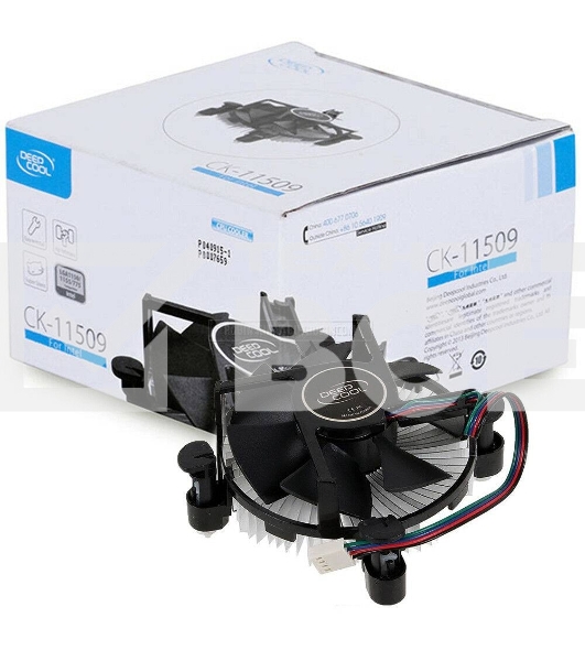 Кулер для процессора DEEPCOOL CK-11509 черный, 92 мм, алюминий, 2200 об/мин, 26.8 дБ, 3 pin, 65 Вт, 56 мм
