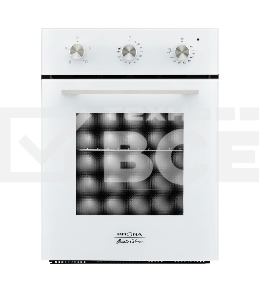 Электрический духовой шкаф Krona BREVE 45 WH, встраиваемый