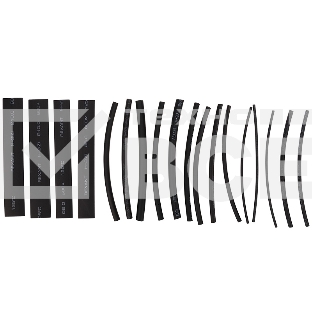 Термоусаживаемые трубки STANDARD 2:1 (Набор 18шт.) Rexant