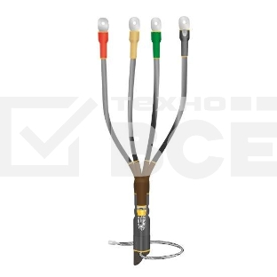 Муфта кабельная концевая внутренней установки 1кВ КВТпН 4х(150-240мм) с болтовыми наконечниками Нева-Транс Комплект 22020036