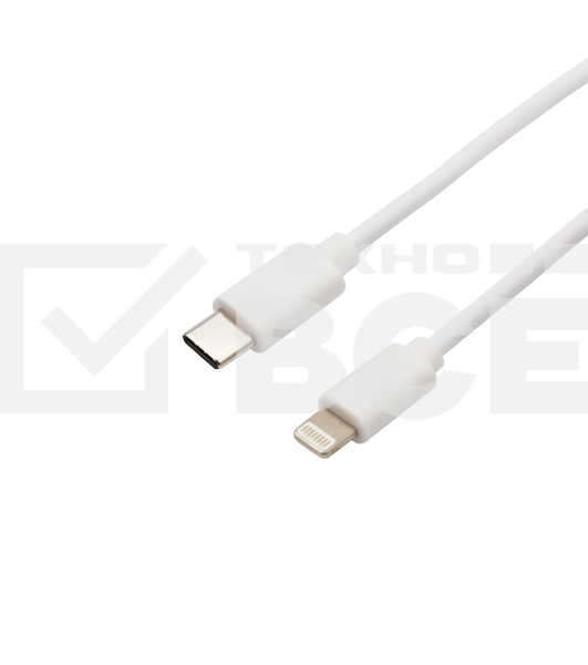 Кабель Rexant Type-C-Lightning 2 A, 1 м, белый ПВХ