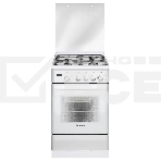 Плита газовая Gefest ПГ 5300-03 0040 белый, конфорок 4 шт, духовка 52 л, 50 см x 85 см x 58.5 см, фото 1